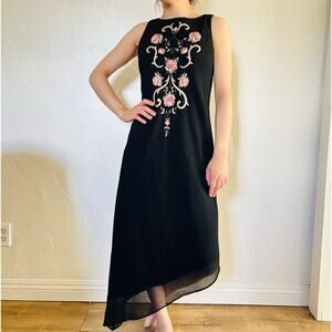 Vintage 90s Positive Attitude Asymmetrical Dress